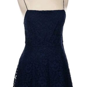 Alice + Olivia Navy Blue Maxine Lace Tunic Dress Size 6